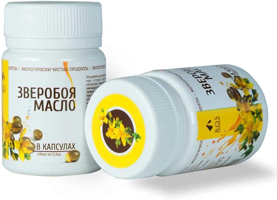 Best Value Organic Siberian St John Wort Oil 200 Capsules Extra Virgin