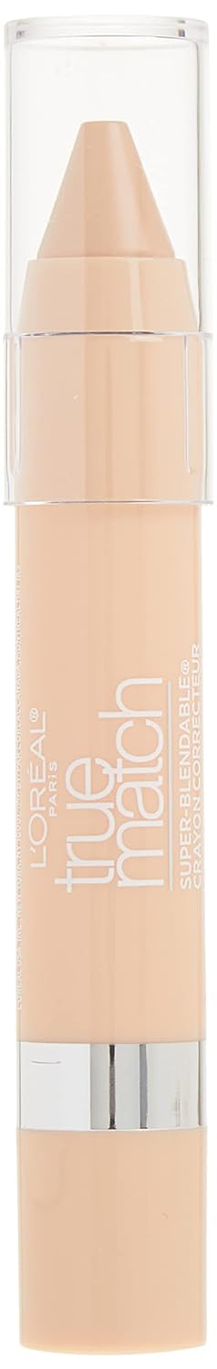 L’Oréal Paris True Match Super Blendable Crayon Concealer, Fair/Light Neutral, 0.1