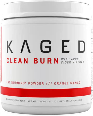Kaged Thermogenic Powder | Clean Burn | Orange Mango | Men & Women | W