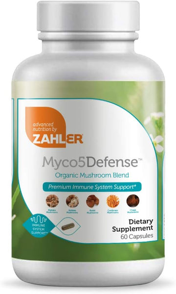 Zahler Mcyo5Defense, Advanced Mushroom Supplement, Premium Immune Syst