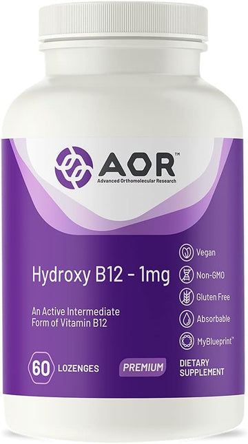 AOR, Hydroxy B12, Supports Cardiovascular Health, Nerve Function and D