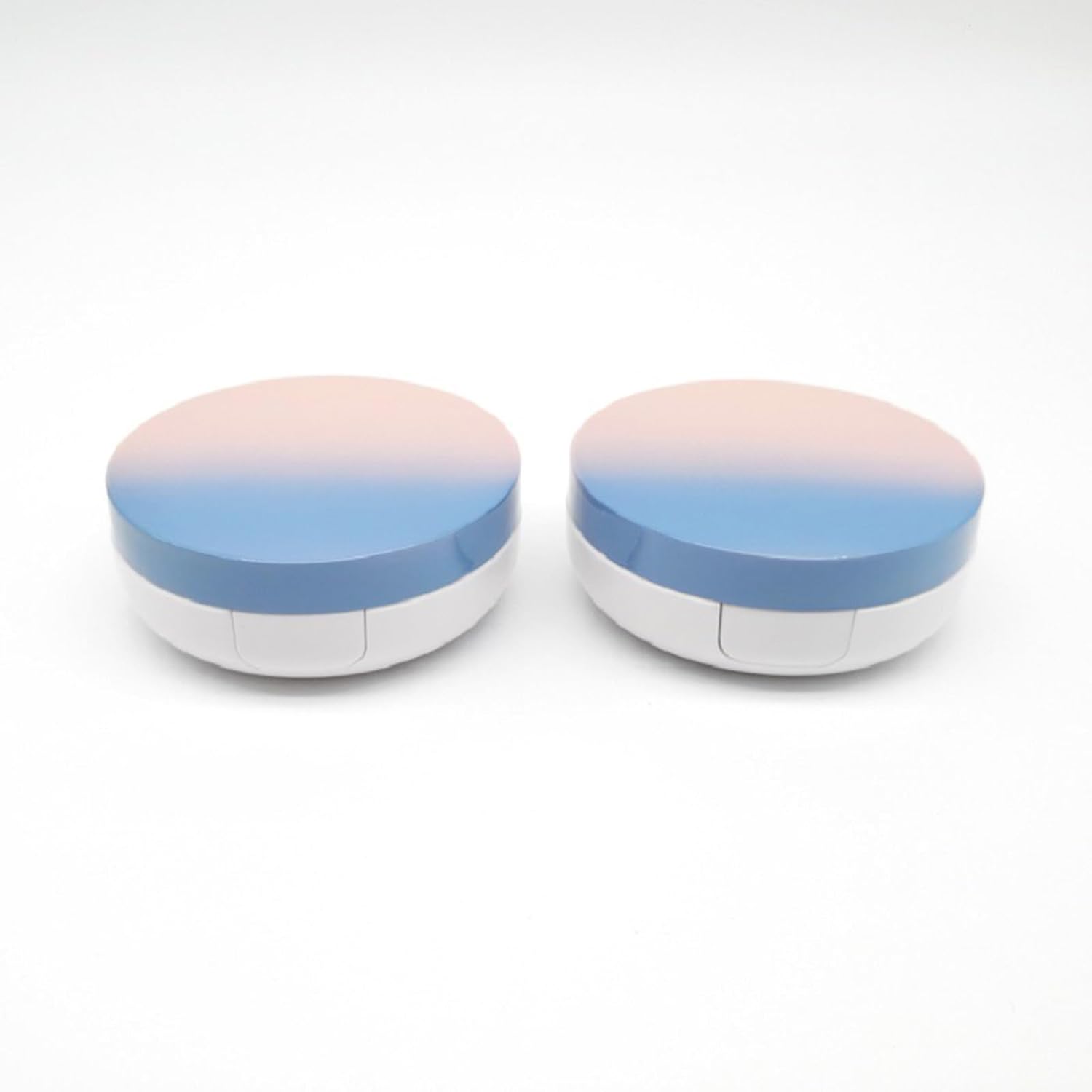 BinaryABC Empty Cushion Compact Case,Empty Cushion Foundation Case,Loose Powder Containers,Bb Cream Container.2PCS
