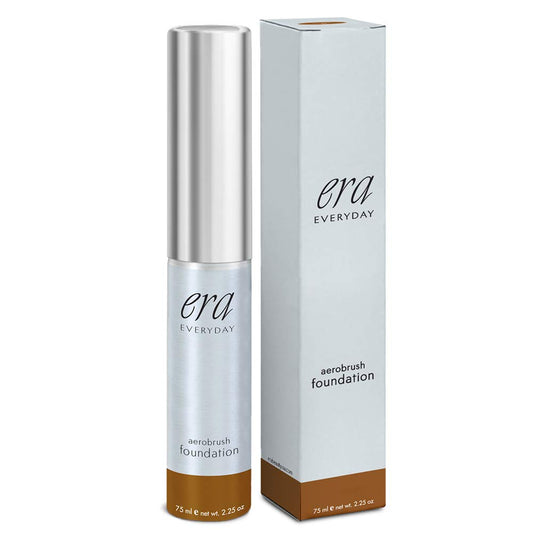 ERA Everyday Aerobrush Foundation Makeup, R9 Toasted Chestnut, 2.25