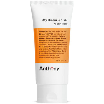 Anthony Day Cream SPF 30 Men’s Face Moisturizer with Sunscreen – Anti-aging Face Lotion and Broad-Spectrum Sunblock – Lightweight, Non-Comedogenic Formula for All Skin Types – 3