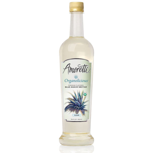 Amoretti Premium Organic Blue Agave Nectar Clear, 25.4 Fluid