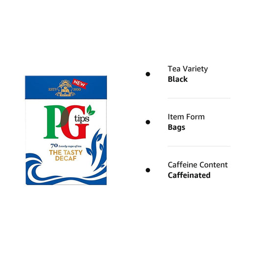 PG Tips Decaf 70 Ct Tea Bags - 2 Pack