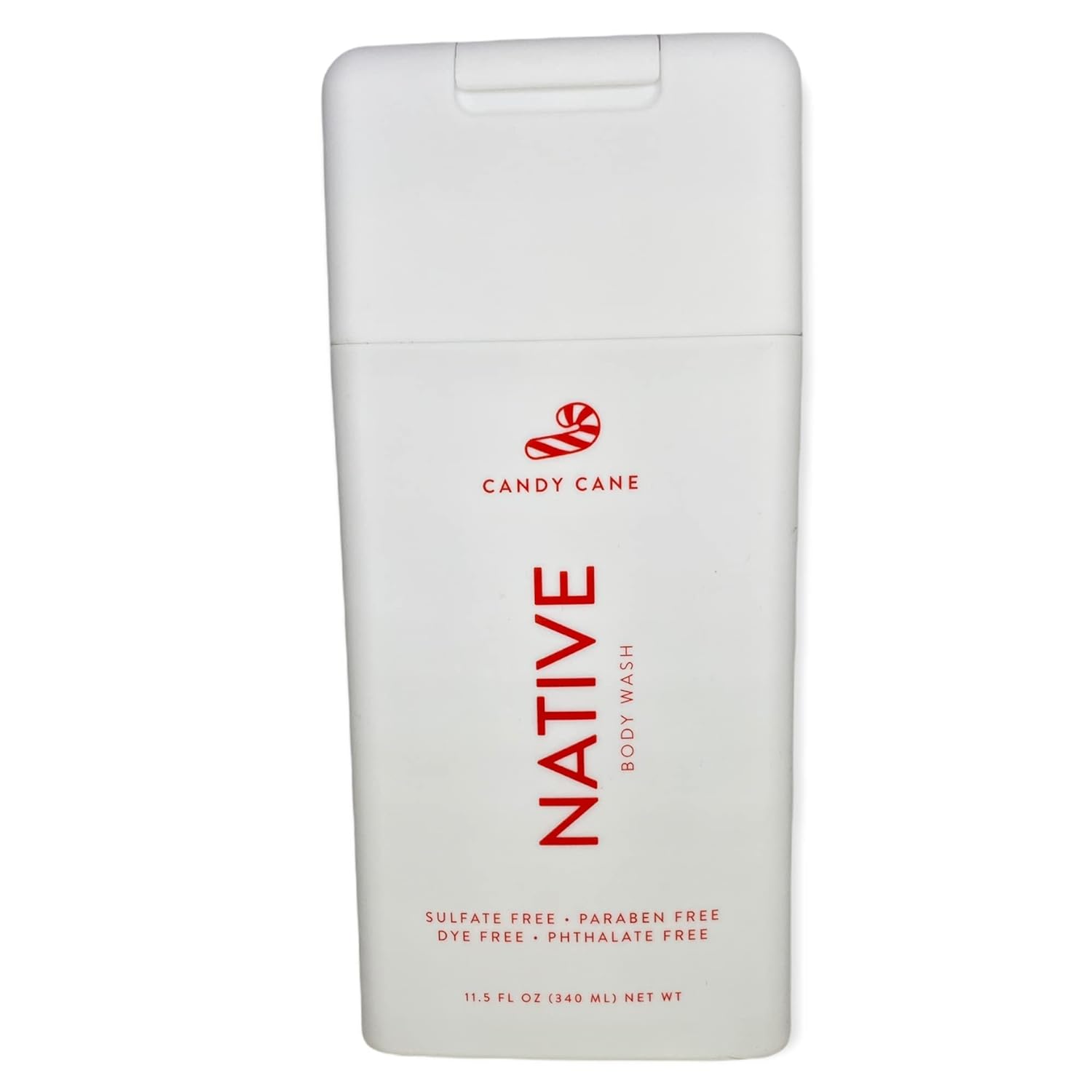 Native Body Wash Candy Cane 11.5 Sulfate and Paraben Free Soap