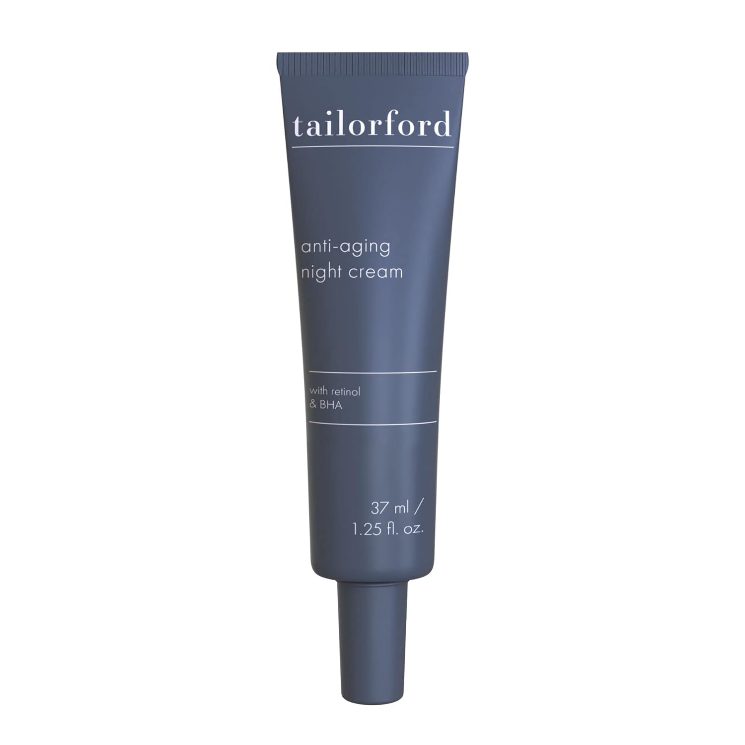 Tailorford Anti-Aging Night Cream for Face and Under Eye, Retinol & BHA Infused Serum to Help Reduce Wrinkles, Fine Lines and Dark Spots, 1.25