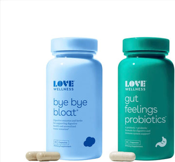 Love Wellness Bye Bye Bloat & Gut Feelings Probiotic | Gut H