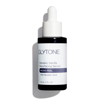 Glytone Micro-Peel Mandelic Gentle Resurfacing Serum - With 10% Mandelic Acid - For Redness-Prone Skin - Vegan, Paraben & Fragrance-Free - 1 .