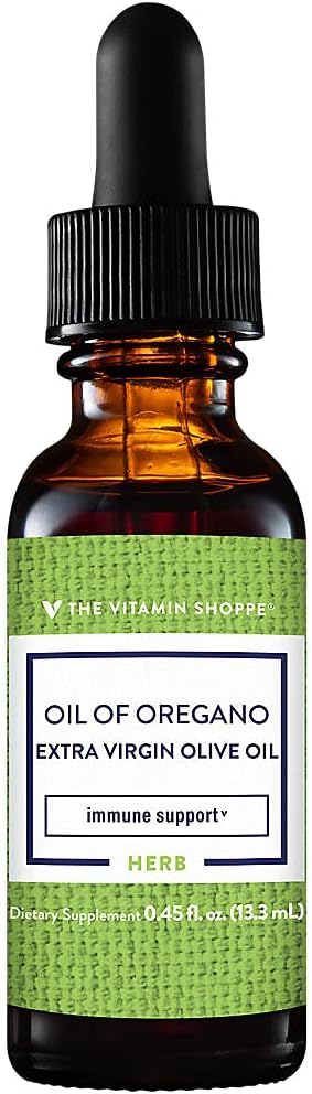 The Vitamin Shoppe Oil of Oregano 50MG, Wild Mediterranean Herbal Supp