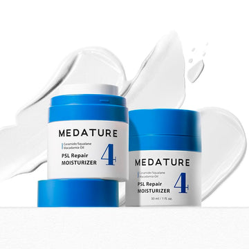 Medature PSL Repair Moisturizer 4 for Healthy, Hydrated Skin, 1 - Moisturizing Facial Cream for Sensitive Skin Hydrates, Strengthens Skin Barrier and Calms Redness and Irritation - Ceramides