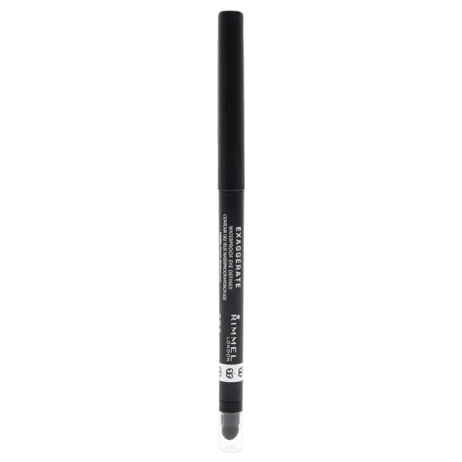 Rimmel London Exaggerate Eye Definer Crayon Waterproof - 263 Starlit Black Eyeliner Women 0.01