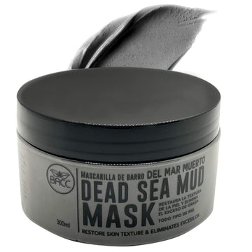 Dead Sea Mud Mask For Face And Body By BACC Beauty And Care - Anti-aging | Treats Oily, Dry Skin & Acne | Black & Whiteheads Remover | Face Lifting | Removes Excess Oil - For Men And Women 10.1