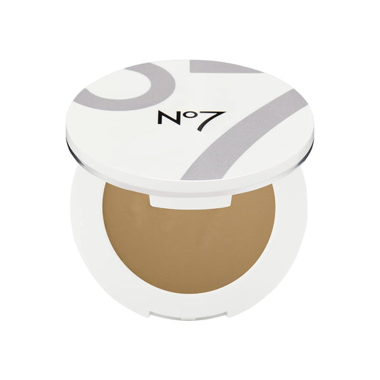 No7 awless Finish Face Powder - Medium - Loose Finishing Powder - Makeup Setting Powder with Matte Finish for Dark & Light Skin Tones - All Skin Types Including Oily Skin - 5 Shades Available (10g)