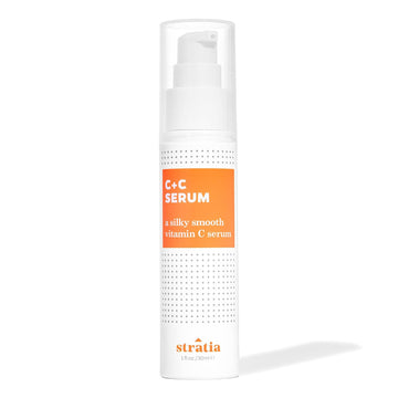Stratia C+C Serum | 15% Vitamin C with 10% L-ascorbic Acid Serum | Non-Irritating, Water-Free Formula | Anti-Aging Benefits | 1