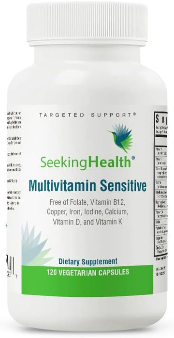 Seeking Health Multivitamin Sensitive, Daily Vitamin Without Folate, B