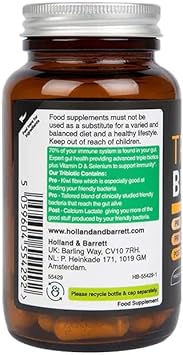 Holland & Barrett Tribiotics Immunity 60 Capsules

190 Grams