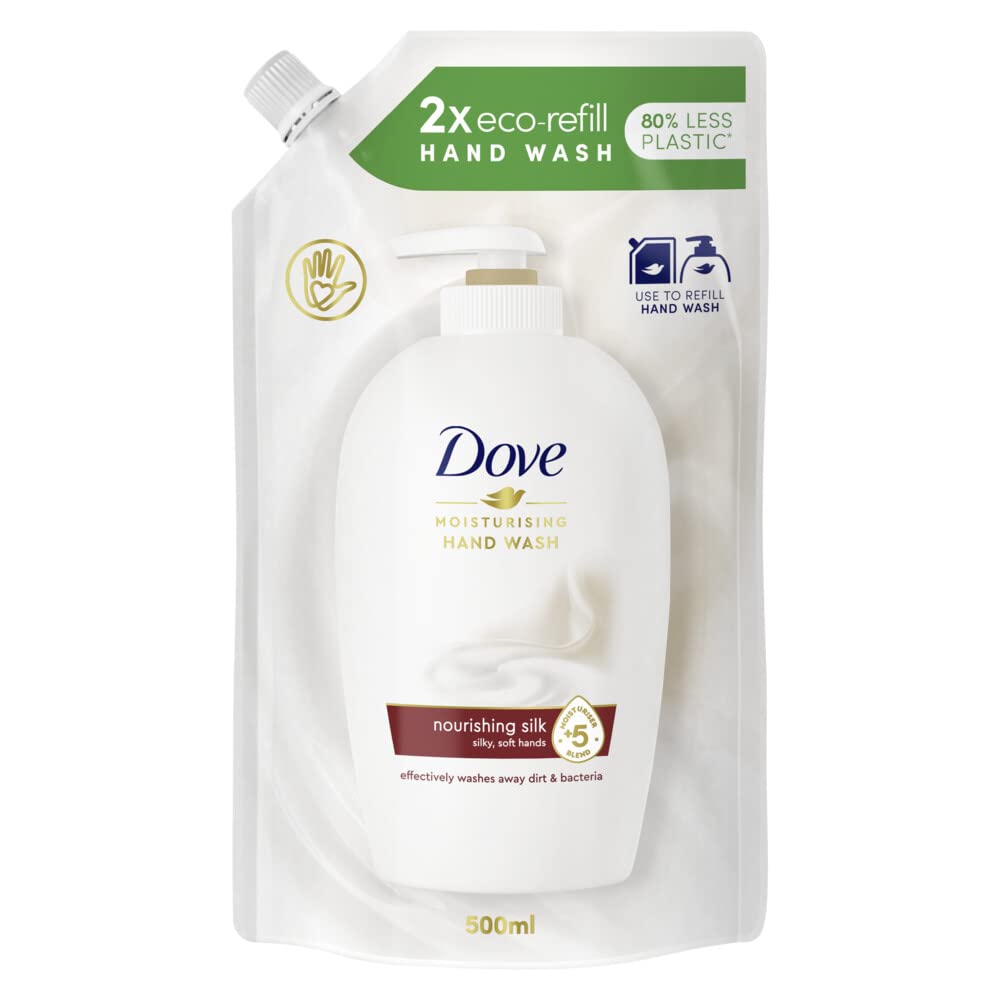 Dove Liquid Hand Wash Refill Silk, 500 millilitre