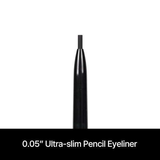 MERZY 2Pack The First Slim Gel Eyeliner | Ultra-Slim Tip(0.05"), Twist Up, Creamy texture, Long Lasting, Smudge-Resistant, Kbeauty | (Black, Pack of 2)