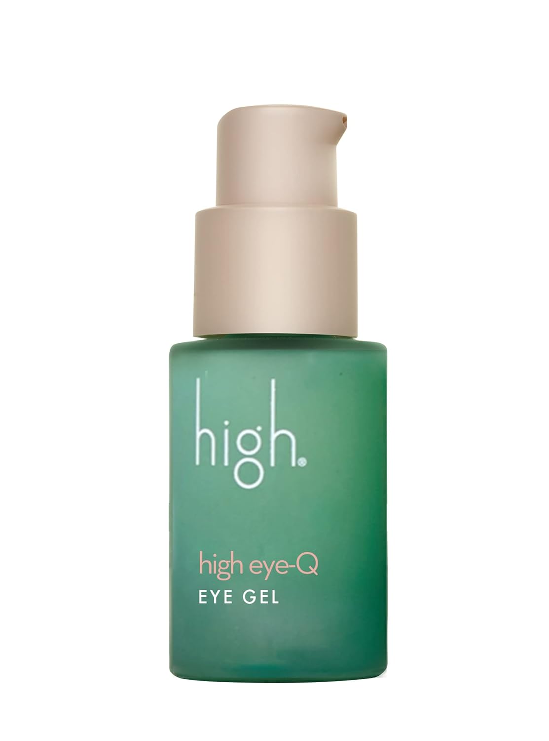 HIGH Beauty eye-Q EYE GEL | Hemp Seed Oil, Hyaluronic Acid | Smoothing, Hydrating & Cooling | Anti Aging Eye Gel | Depuffs, Brightens Dark Circles & Smooth Fine Lines | Paraben Free | 0.5