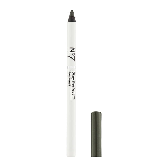 No7 Stay Perfect Amazing Eye Pencil - Green - Precision Tip Pencil Eyeliner for Silky, Effortlessly Smooth Texture - Up to 12 Hrs of Long Wearing, Waterproof Pigment (1g)