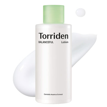 Torriden BALANCEFUL Cica Lotion, Face and Body Moisturizer that Hydrates, Balances, Soothes, and Calms Skin with 5 Different Centella Asiatica Extract, Panthenol for Oily, Combo, and Sensitive Skin