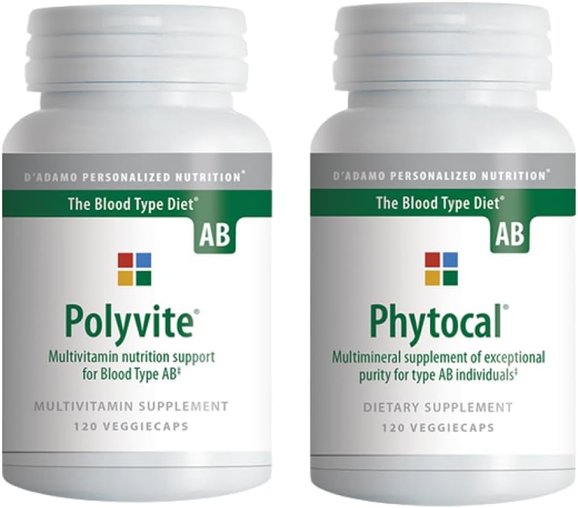 D'Adamo Personalized Nutrition - Optimal Health Stack (Blood Type Ab)