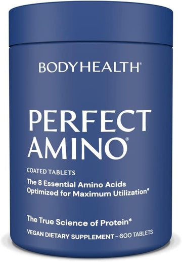 BodyHealth PerfectAmino (600 ct) Easy to Swallow Tablets, Essential Am