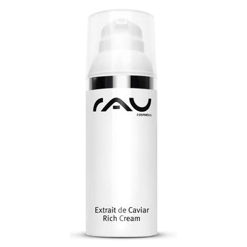 RAU Caviar Rich Cream (1.7 .) - Anti-aging cream for wrinkle removal - rich cream vor dry skin and very dry skin - moisturizer with caviar, shea butter, jojoba oil, macadamia oil, vitamin A