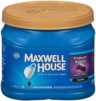 Maxwell House French Dark Roast Ground Coffee Tub