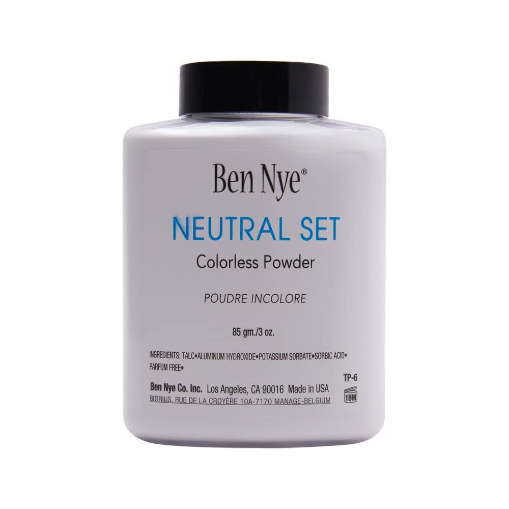Ben Nye Classic Translucent Face Powder 3 Oz Neutral Set Fac