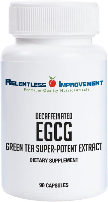 Relentless Improvement EGCG Green Tea Extract 90 Capsules 670mg Extrac