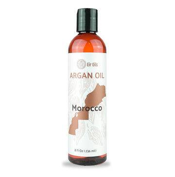 Nature Packaged Argan Oil (8) - Direct from EIR Oils' Farm in Morocco - 100% Pure Carrier Oil for Hair, Face, and Skin - Hand-Processed, Cold-Pressed, and Six-Times Filtered- 1 Pack