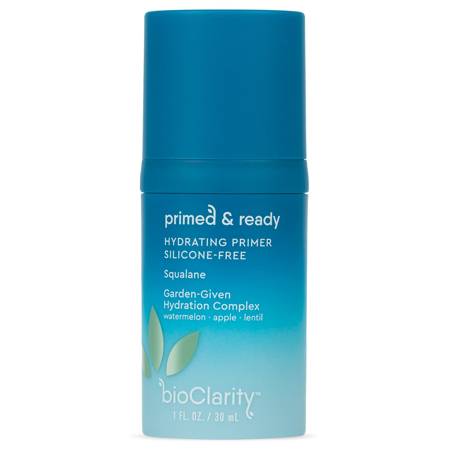 bioClarity Silicone-Free Moisturizing Primer | 100% Vegan, Non-Toxic | Primed & Ready Doubles As Everyday Moisturizer | Contains Squalane, Vitamin E, Lentil, Watermelon | 1 .