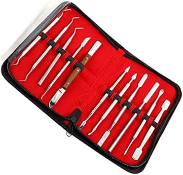 Bdeals Dental Instrument Sinus Lift Instruments Set 11PC Stainless Steel Implant Dental Solid Handle