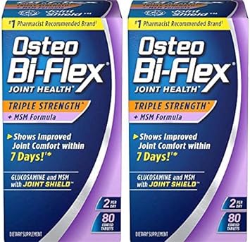 Osteo Bi-ex? Triple Strength with MSM, 80 Coated Table, 2 Pack