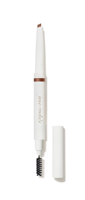 jane iredale PureBrow Shaping Pencil Retractable Pencil + Spoolie Expertly Outlines, Shapes, Fills, & uffs, Water-Resistant, Smudge-Proof Formula