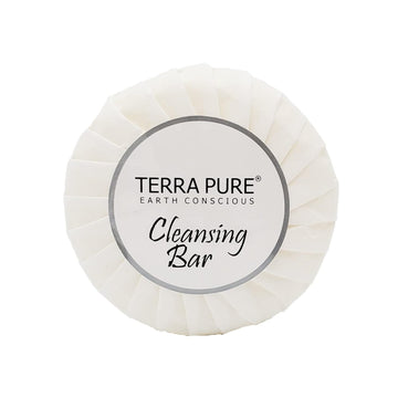 Terra Pure White Tea and Coconut Hotel Soap | Travel Size Toiletries Bulk Set for Airbnb Essentials | 1.25 Bar Soap | 100 Pieces