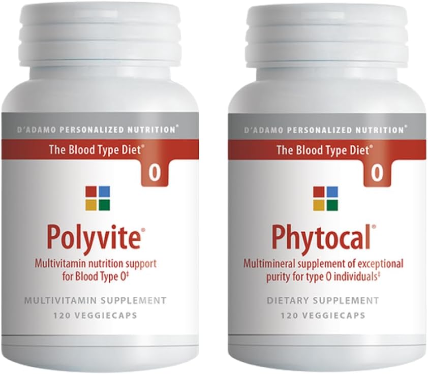 D'Adamo Personalized Nutrition - Optimal Health Stack (Blood Type O)