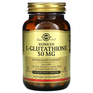 Solgar, Reduced L-Glutathione, 50 mg Vegetable Capsules
