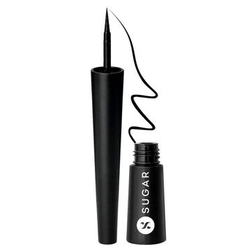 SUGAR Cosmetics Gloss Boss 24HR Eyeliner - 01 Back In Black (Black)