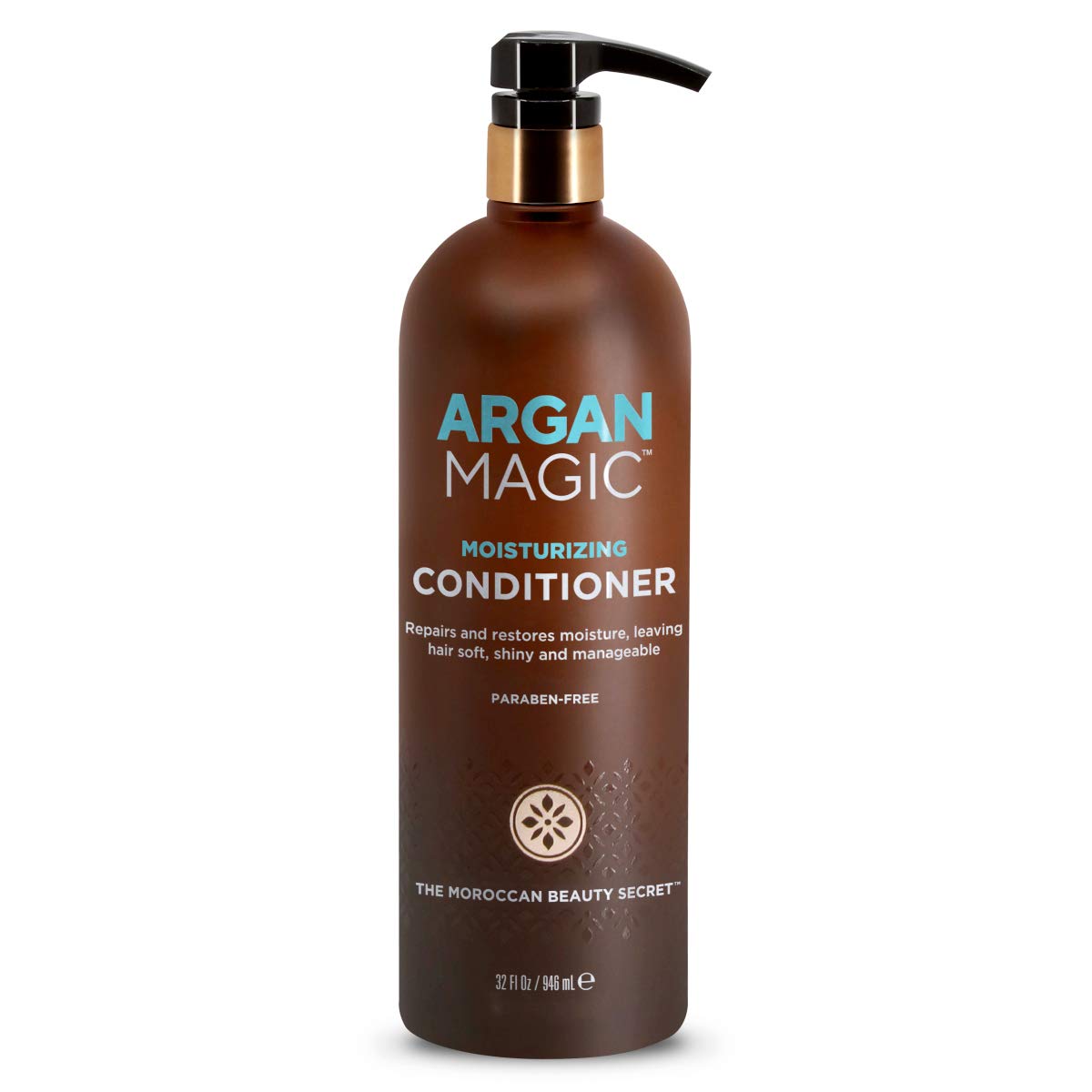 Argan Magic Moisturizing Conditioner - Detangle, Hydrate, and Repair Dry and Chemically-Damaged Hair Types | Nutrient-Rich | Made in the USA, Paraben Free, Cruelty Free (32 )