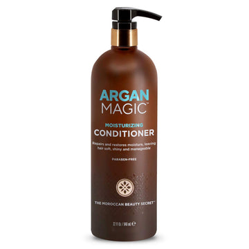Argan Magic Moisturizing Conditioner - Detangle, Hydrate, and Repair Dry and Chemically-Damaged Hair Types | Nutrient-Rich | Made in the USA, Paraben Free, Cruelty Free (32 )