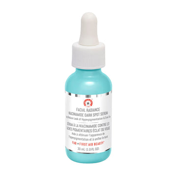 First Aid Beauty Facial Radiance Niacinamide Dark Spot Serum – Evens Skin Tone + Diminishes Dark Spots – Non-Irritating Hyperpigmentation Treatment – 1.0