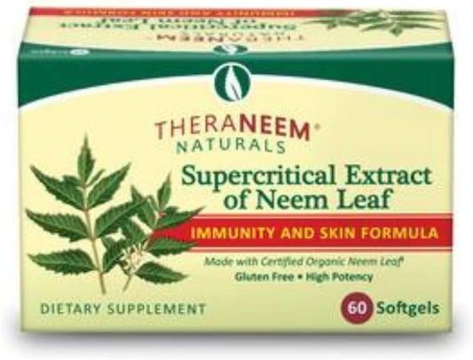 Theraneem Supercritical Neem Gel Capsules | 60 Count