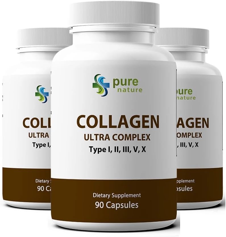 Purenature Collagen Ultra Complex Types I, Ii, Iii, V & X 90Count