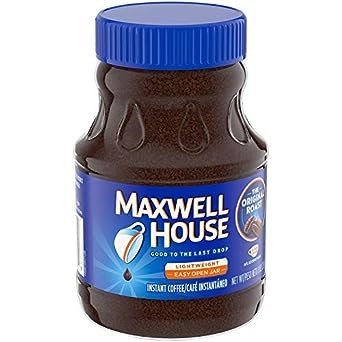 Maxwell House Original Blend Instant Coffee Medium Roast 8 Ounce Canister, 3 Pack