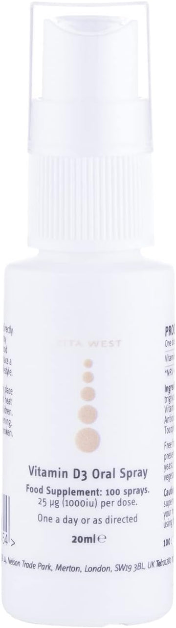 Zita West Vitamin D3 Oral Spray To For Fertility, Pregnancy And Breast30 Grams