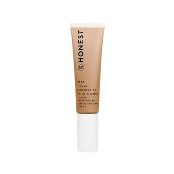 Honest Beauty CCC Clean Corrective with Vitamin C Tinted Moisturizer | Mineral SPF 30 | Vegan + Cruelty Free | Dune Light Medium, 1   (Pack of 1)